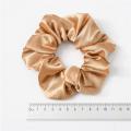 1PC Satin Silk Solid Color Scrunchies Elastic Hair Bands 2019 New Women Girls Hair Accessories Ponytail Holder Hair Ties Rope