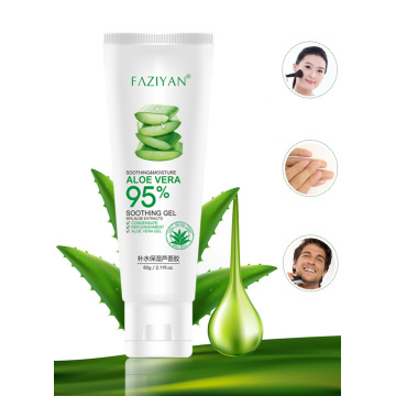 60g Face Cream Aloe Soothing Gel Aloe Vera Gel Skin Care Remove Acne Moisturizing Day Cream After Sun Lotions Skin Repair