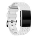 16 Colors 3D Texture Silicone Strap for Fitbit Charge 2 Smart Watch Strap Buckle Watchband Wrist Band Bracelet Clock Accessories
