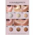 6 Colors Single Baked Radiant Eye Shadow Palette Shimmer Metallic Baked Eyeshadow Eyes Makeup Products