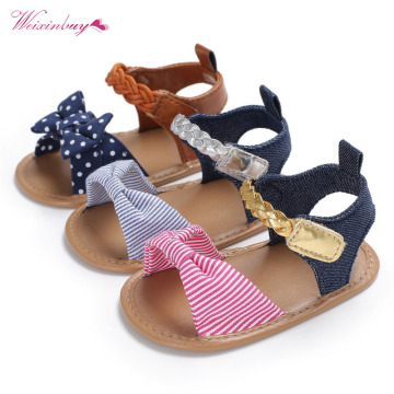 2018 New Fashion Baby Girls Summer Sandals Soft Sole Indoor Baby Shoes Slippers 6 Styles Princess Baby Sandals