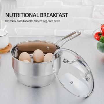 Double Layer Cookware Stainless Steel Boilers Milk Steamer Multi-Function Kitchen Pot Accessories