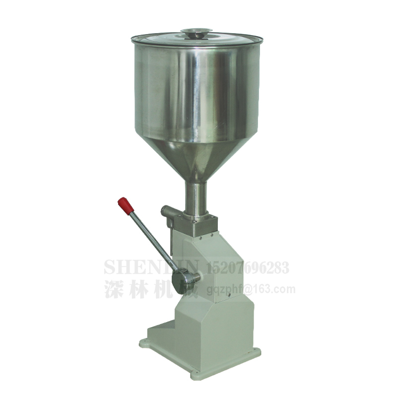 Manual filling machine A03 hand filler for cosmetic cream bottling machine 5-50ml 1% accuracy stainless food liquid filling