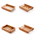 Natural Bamboo Soap Dish Wooden Soap Tray Holder Storage Soap Rack Plate Box Container For Bath Shower Plate Bathroom