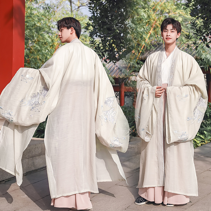 Hanfu Men Ancient Chinese Costume Traditional Tang Dynasty Clothes Adults Festival Outfit Male Stage Performance Wear DNV12826