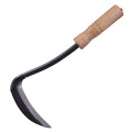 Compound Steel Sickle Agricultural Gardening Crooked Weeding Knife Wooden Handle Reaping Hook Garden Weeding Tool
