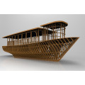 Wooden building - passenger ship Custom order high precision digital models 3D printing service Classic objects ST2308
