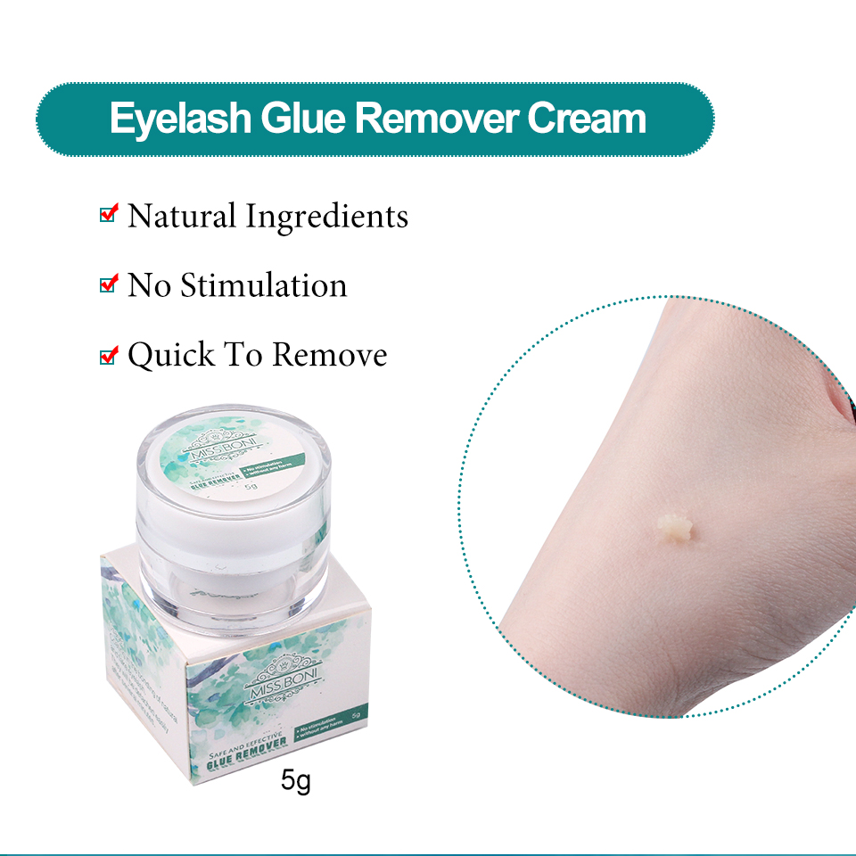 NEWCOME Eyelash Glue Remover Cream 5g/10g No Irritating Professional Eyelashes Extensions Glue Adhesive Remover Gel Makeup Tools