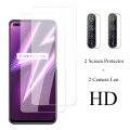 for OPPO Realme 6 Pro Glass Screen Protectors On Realmi 7 pro 6i 6 i 7i i7 i6 Protective Tempered Camera Len Glass Film Realme6i