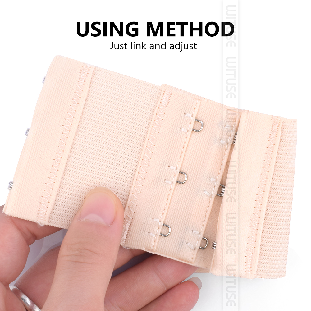 Women Bra Strap Extender 2 3 Rows 2 3 4 Hooks Bra Extenders Clasp Strap Underwear Sewing Tools Intimates Accessories 3 Colors