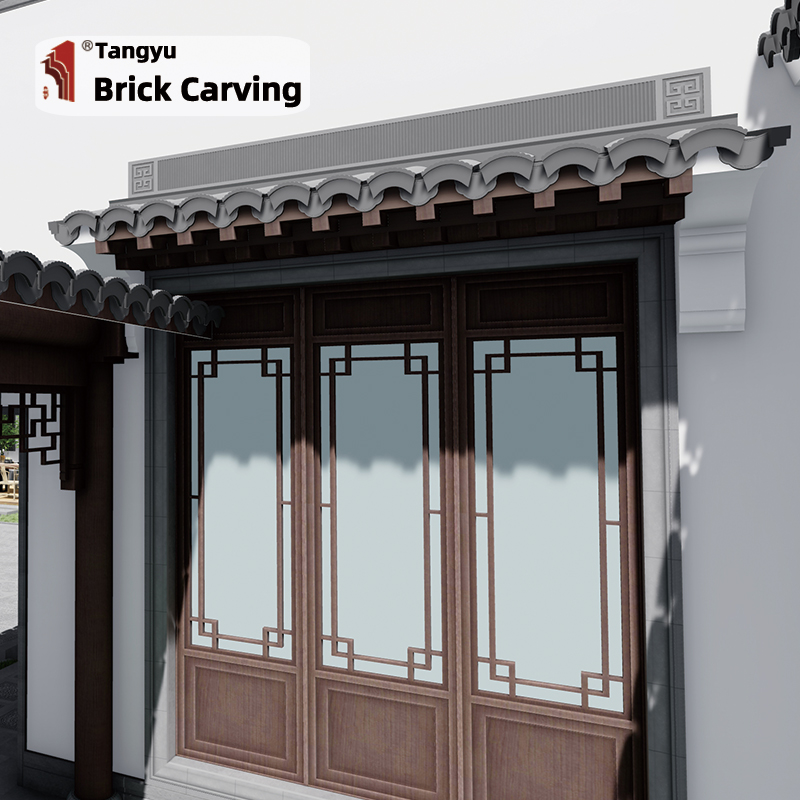 Chinese style gate modeled after ancient sugarcane ridge