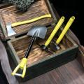 4pcs Metal Shovel Pickaxe Simulation Portable For Crawler Car Accessories 1:10 Scale Axe Durable RC Decoration Tool Set