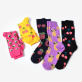 Skateboard Chaussette Homme Fashion Fruit Pineapple Cherry Mens Socks European USA Hip Hop Street Crew Meias Funny Socks