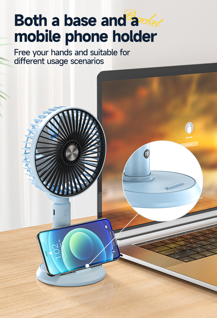 Portable Desktop USB-C Table Fan Rechargeable 90 Degree Rotary-7640-detail-6