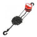 1T Chain Puller Block Pulley Fall Chain Hoist Hand Tools 3 Meter Lifting Chain w Hook Lifting Tools Accessories