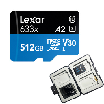 Lexar 633X New Original 95mb/s Micro SD card 512GB 128g 256GB Memory Card Reader Uhs-1 For Drone Gopro Sport Camcorder Free Case