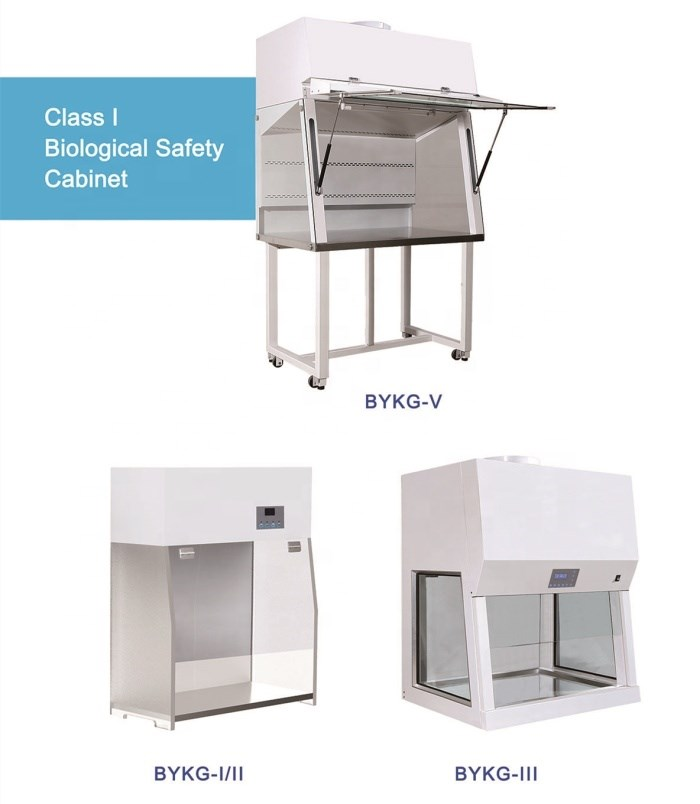 BYKG-I BYKG-II Lab Hospital Mini Biological Health Cabinets Price Air Cleaning Equipment Vertical Laminar Flow Hood Cabinet