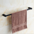 Free shipping New modern design black lacquered color bathroom accessories stainless steel single and double towel bars rack