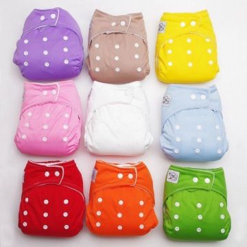 Adjustable Reusable Baby Diapers Infant Boys Girls Cloth Diapers Soft Covers Washable Nappies Dropshipping