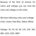 12mm Waterproof IP67 LED Metal Warning Indicator Light Signal Lamp Pilot + Wire 3V 5V 6V 12V 24V 110V 220v Red Yellow Blue Green
