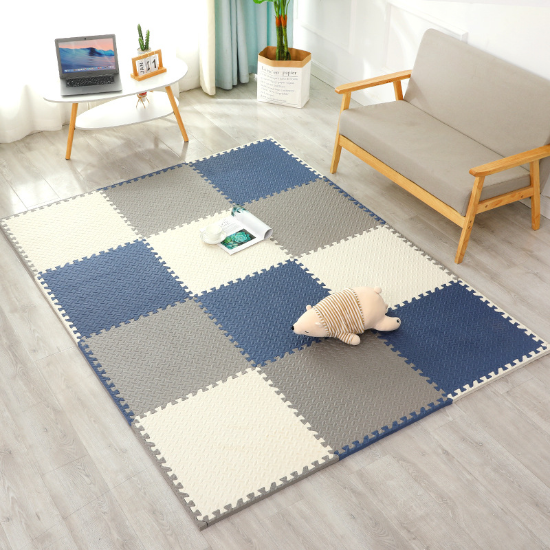 1.2/2.5CM Thickness PE Foam Play Puzzle Mat for kids Interlocking Exercise Tiles Floor Carpet Rug 30X30cm Playmat 6PCS/set