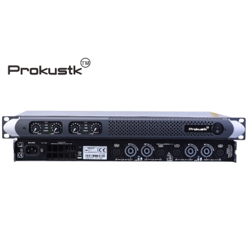 4 Channel 750 Watts at 8ohm Class D 1U Professional Power Amplifier DJ Subwoofer Poweramp PA Stage Prokustk M50D