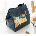 Japaness Insulation Lunch Bag For Women Student Kid Thermal Insulated Canvas Picnic Food Cooler Box Tote Storage Ice Bags