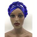 latest aso oke auto gele headtie 2020 Already Handmade african Cap Nigerian Wedding Gele women braid turbans Ladies head wraps