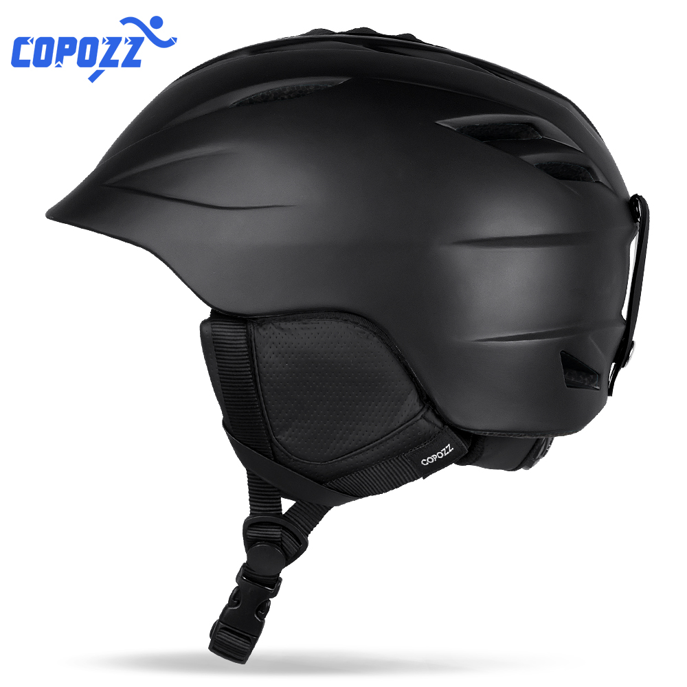 COPOZZ Ski helmet Safety Sport Skiing Helmet Integrally-molded Breathable Ski Snowboard men women Skateboard helmet Size 55-61cm