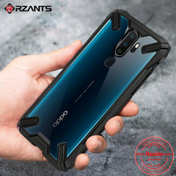 Military airbag Anti-fall shell Case OPPO A9 2020 Clear Acrylic PC +TPU Shockproof Armor Back Cover Oppo A5 2020 Case