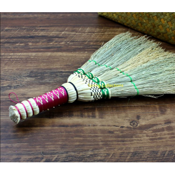 Long fiber sorghum-stalk small broom tea sets computer Keyboard cleaning brush handmade natural