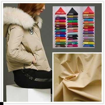 Nylon Down Jacket Fabric High Density 310T 40D Waterproof anti-static Resistant Matte Soft Vest Coat Nylon Fabric