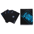 Quality Playing Cards Poker Plastic Pvc Poker Waterproof Game Poker Set Black Playing Cards Waterproof Cards Gift Durable Poker