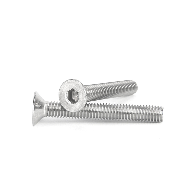 Stainless steel hexagonal countersunk head bolts