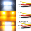 48W Strobe Flash LED Light Bar White Amber Blue Red for Offroad 4x4 ATV SUV Motorcycle Truck Trailer Car Accessories 12V