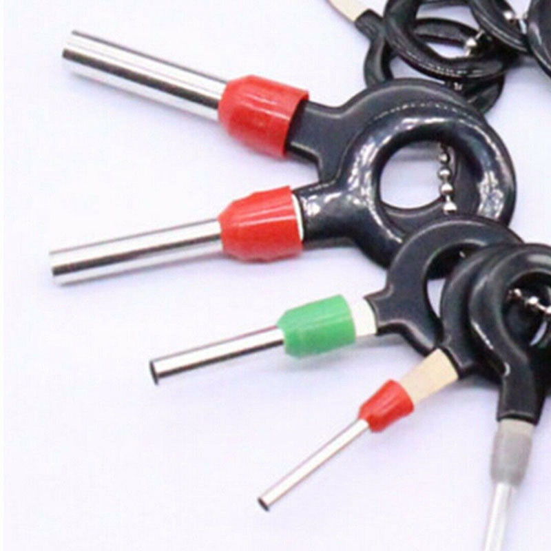 21Pcs Auto Wiring Harness Terminal Needle Retractor Car Terminal Removal Tool Wire Plug Connector Extractor Puller Release Pin
