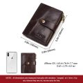 Free Engraving Genuine Cow Leather Men Wallet Male Cuzdan Small Mini Perse PORTFOLIO Coin Purse Portomonee Walet Pocket New Bag