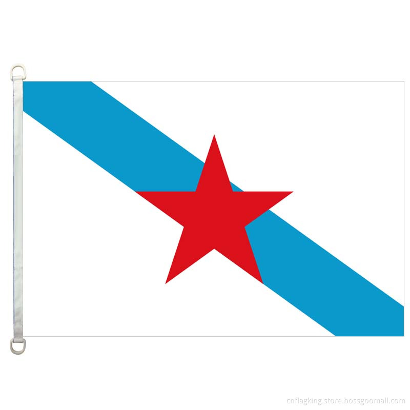 100% polyster 90*150CM Bandeira galega nacionalista banner