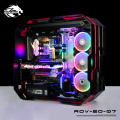 ZEAGINAL Middle Tower Chassis Desktop Computer Case For Water Cooling ATX Gamer MOD Case DIY Glass ZC-07