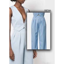 Office Ladies' Oversized High-waisted Tapered Trousers