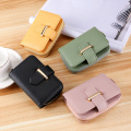 Women Card Holder Wallet PU Leather Black/green/yellow/pink Bank/ID/credit Card Holder Case Zipper/hasp Female Wallet