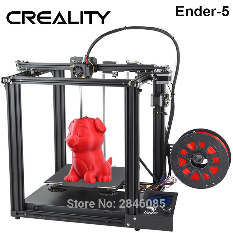 CREALITY 3D Printer Ender-5 Dual Y-axis Motors Magnetic Build Plate Power off Resume Printing Enclosed Structure