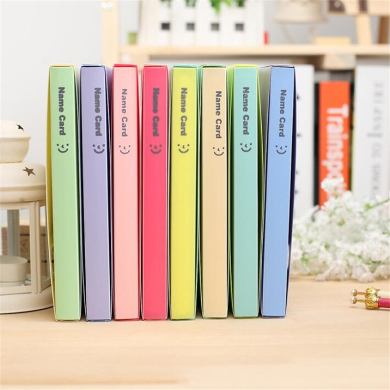 120 Pockets Solid Color DIY Stickers for Photo Albums Frame Decoration Scrapbooking Photo Album Photo Card ID Holder PVC 764428