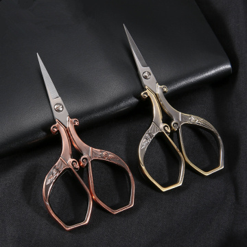 Professional Stainless Steel Sewing Scissors Vintage Embroidery Scissors Nail Art Scissors Tailor Scissor Tool Thread Scissors