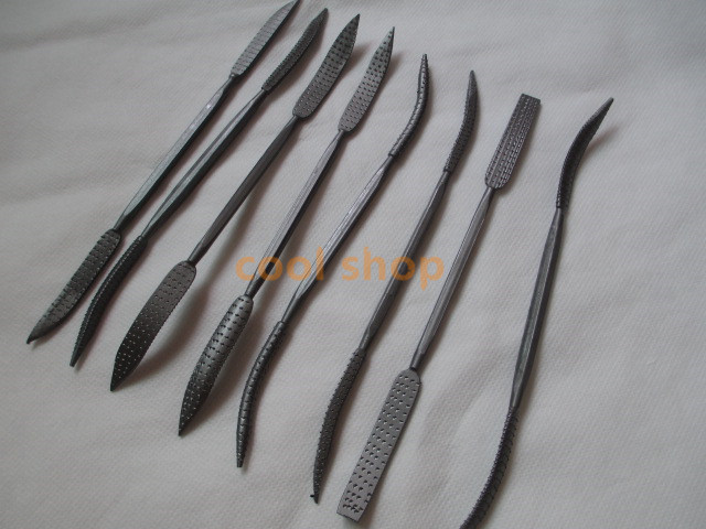 8pcs 190mm Double Ended Riffler Wood Rasp File Set Woodworking Carving
