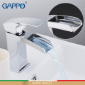 GAPPO basin faucets Waterfall Basin Faucet Bathroom Sink Taps Basin Mixer Sinks Mixer Tap Cold And Hot Water Tap