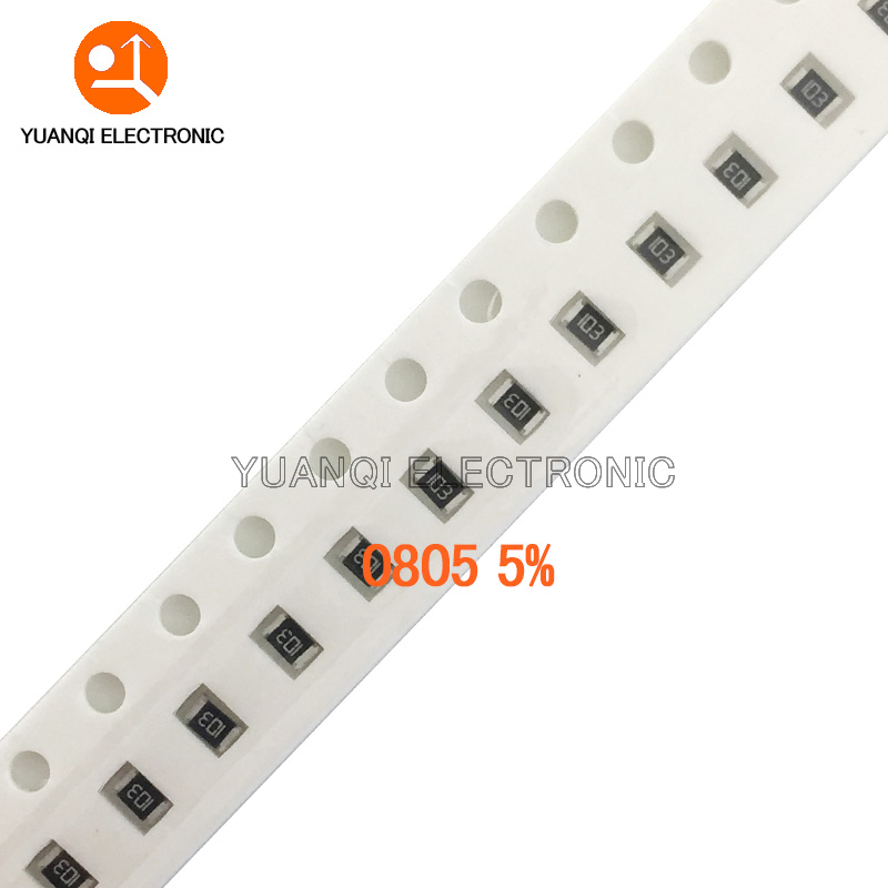 5000pcs 0805 5% 1/8W SMD chip resistor 0R ~ 10M 0 10R 100R 220R 330R 470R 1K 2.2K 4.7K 10K 47K 100K 1M 0 10 100 220 330 470 ohm