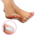 2pcs=1pair Gel Toe Separators Stretchers Alignment Overlapping Toes Orthotics Hammer Orthopedic Cushion Feet Care Shoes Insoles