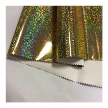 PVC Shiny Glitter Synthetic Leather Upholstery Shoes Fabric