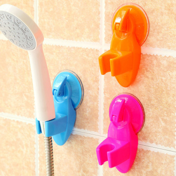 Plastic Shower Head Fixed Holder Rack Strong Sucker Shower Clamp Brackets Bathroom Accessories Shower Mounting Chuck Stand